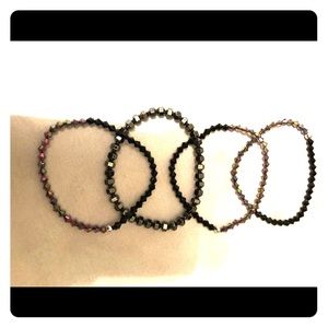 Handmade crystal bracelets